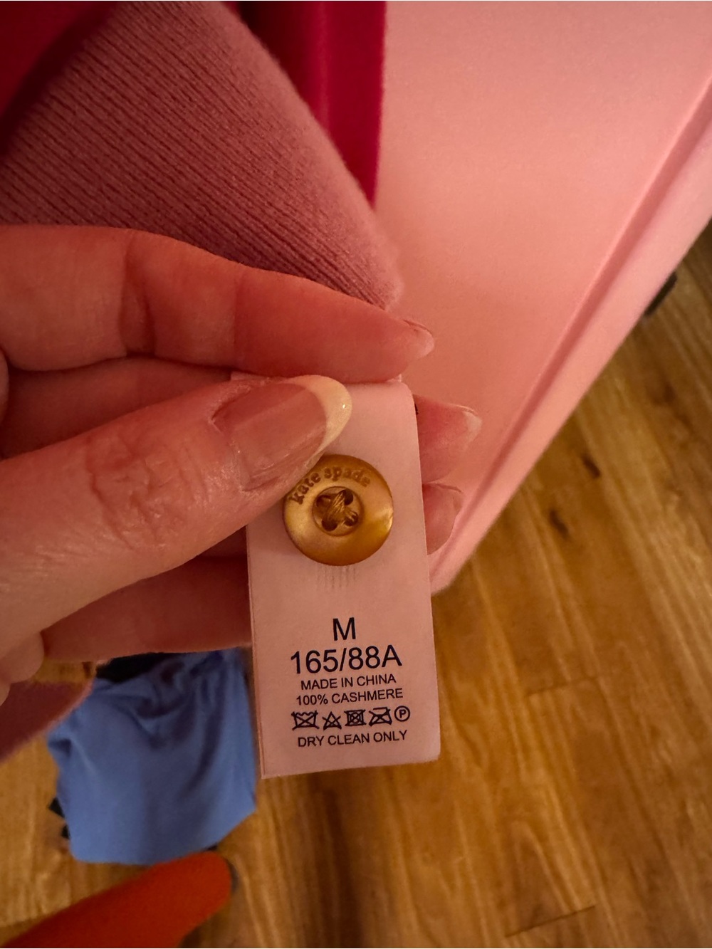 Kate Spade Colorblock Cashmere Cardigan Size M - Picture 4 of 4
